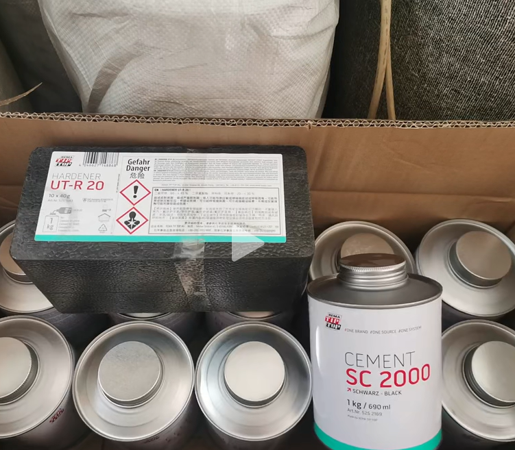ZYX Rema Tip Top Top Xi măng BL Tyre 650 G 200g Sửa chữa hộp đựng TIN Hợp chất Vulcanisation Xi măng Công cụ xi măng đặc biệt