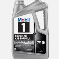 ZYQ3 Mobil 1 Công thức xe hơi châu Âu 0W40 4,73 lít Mobil 1 Dầu động cơ Dầu bôi trơn hiệu suất cao & chất tẩy rửa