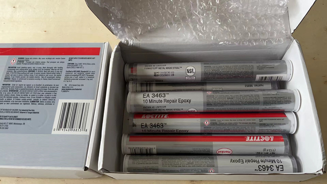 FM34 Loctite EA3463 Epoxy chứa đầy thép có thể nhào được Epoxy Repair Putty Epoxy